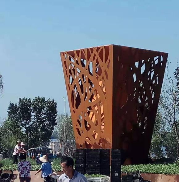 旅顺口耐候钢板雕塑